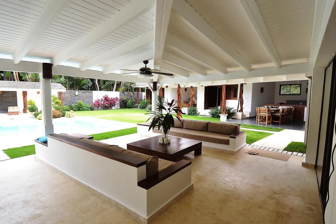 Las Terrenas Front Beach And Garden Villa Dominikanska republiken